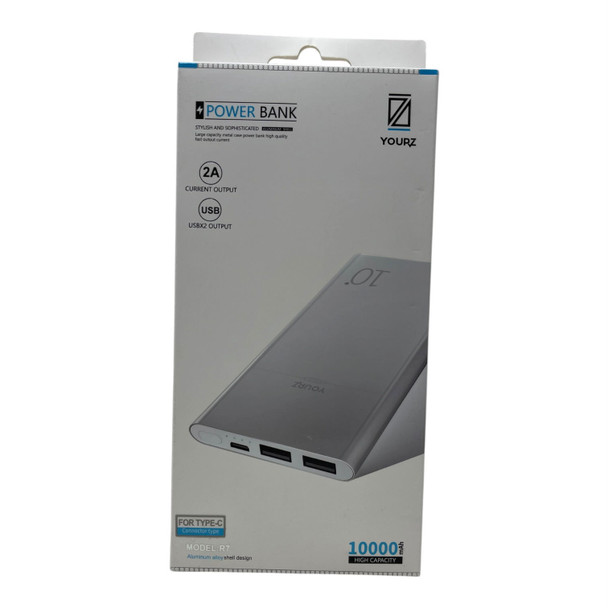 CHARGER POWER BANK YOURZ 10,000MAH R7 2A