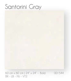 TILE CERAMIC 24X24 (60X60CM) SANTORINI GRAY