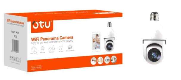 SECURITY CAMERA WIFI PANORAMA JK-001 BULB STYLE