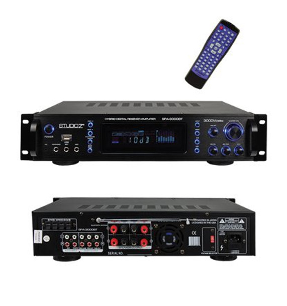 AMPLIFIER STUDIOZ SPA-3000BT WTH BLUEBOOTH HYBRID DIGITAL 3000W