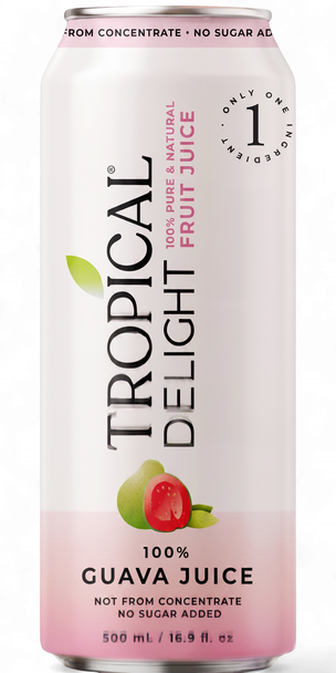 TROPICAL DELIGHT GUAVA FRUIT JUICE 500ML 16.9FL OZ
