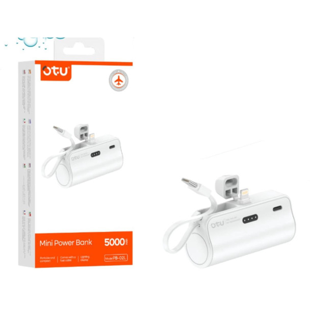 POWER BANK OTU PB-02L 5,000MAH MINI LIGHTING TYPE-C