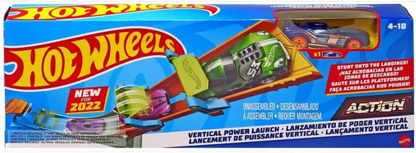 Toy Hot Wheels Car Track Vertical Power Launch