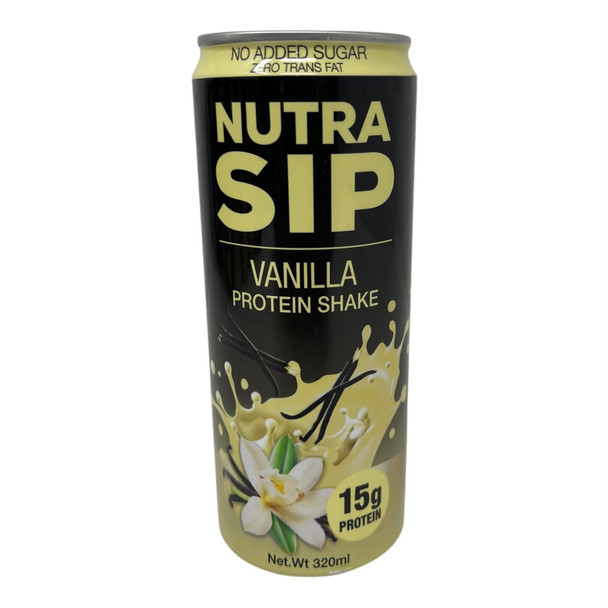 NUTRA SIP VANILLA PROTEIN SHAKE 320ML 15G