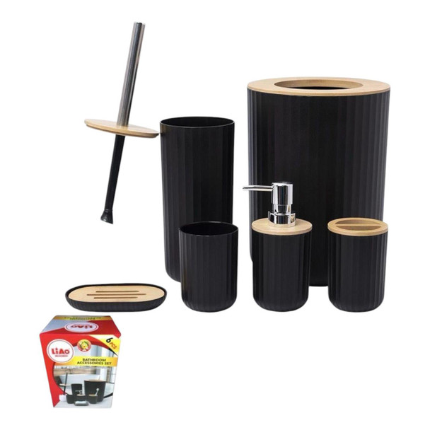 BATHROOM ACCESSORIES SET 6PCS LIAO H130501