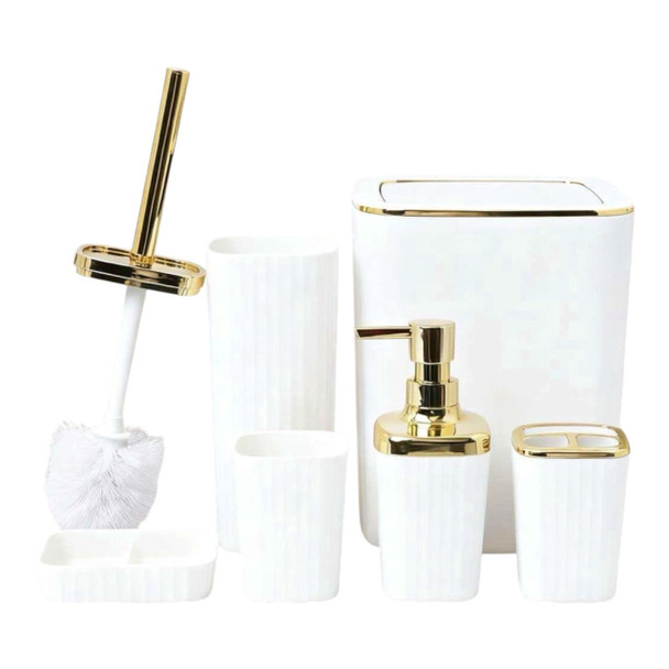 BATHROOM ACCESSORIES SET 6PCS LIAO H130505