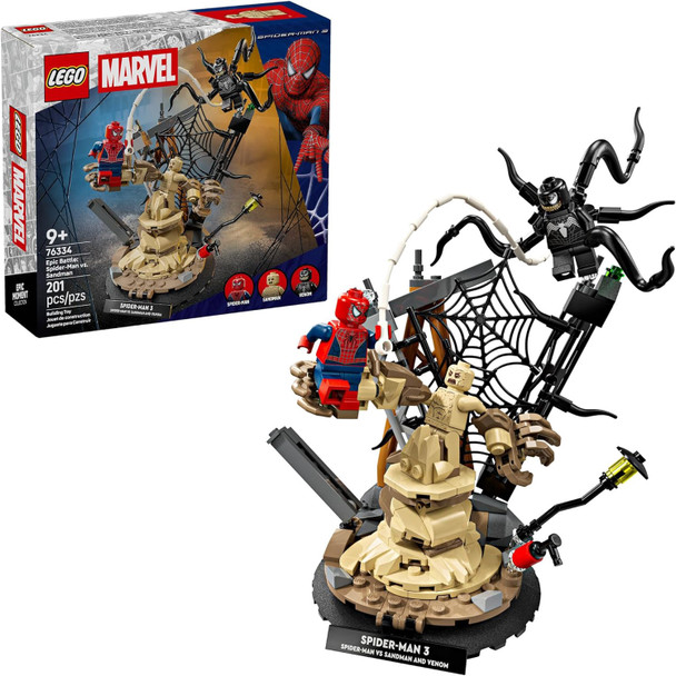 Toy Lego Marvel Epic Battle Spider Man vs. Sandman 201pcs 76334