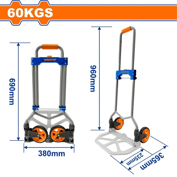 FOLDABLE HAND TRUCK WADFOW 60KG WWB9A06