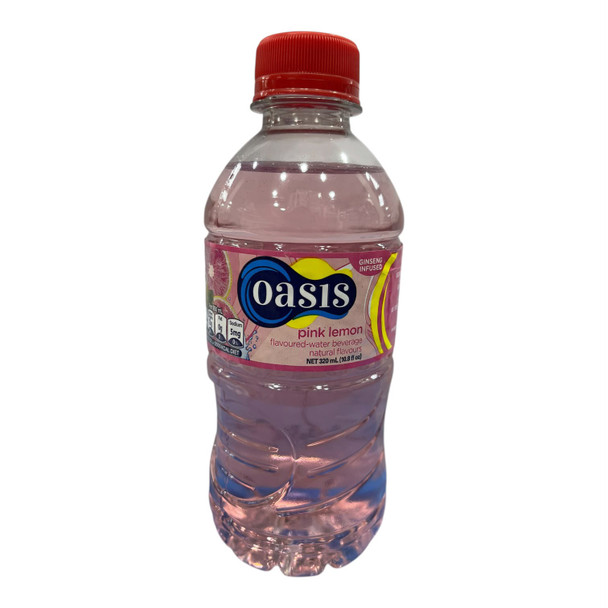 OASIS PINK LEMON FLAVOURED WATER 320ML