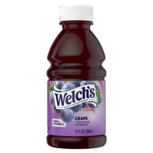 WELCH'S GRAPE JUICE 100% DV VITAMIN C 10 FL OZ 295ML