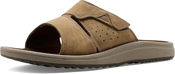 Footwear Men Clarks Breeze Slide Sand