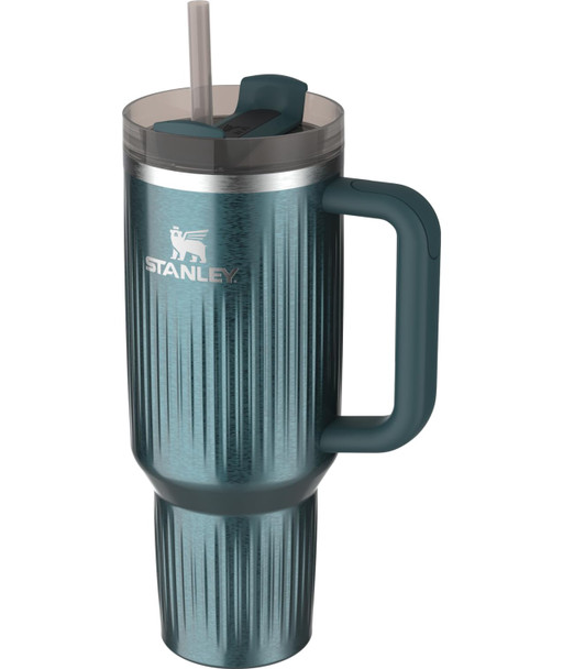 Travel Mug Stanley Quencher Tumbler 30oz Fluted Shine