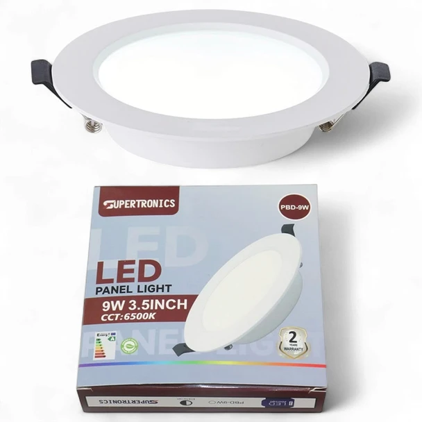 LIGHT LED PANEL 9W SUPERTRONICS 3.5" PBD-9W