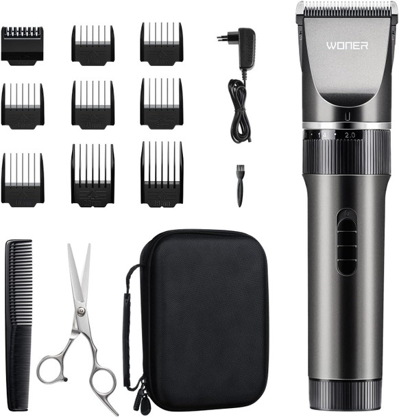HAIR TRIMMER BEARD BODY GROOMER WONER HC818B CORDLESS HAIR CLIPPERS