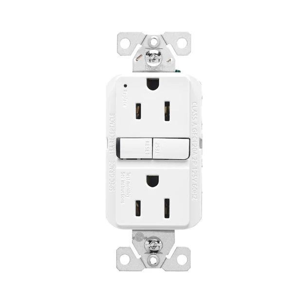 GFCI OUTLET EATON WHITE 15A GF15W-3 SOLD EACH