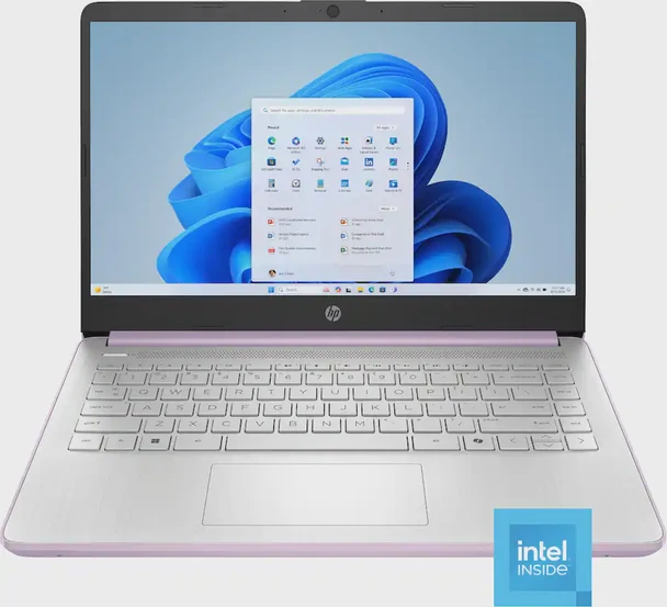 LAPTOP HP 14-DQ6104DX HONEY LAVENDER 4GB 128GB N150 14"