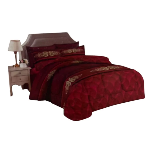BED SHEET COMFORTER 9PCS SET KING SK9K RO3005-3