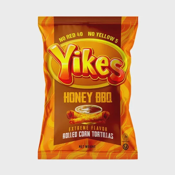 YIKES HONEY BBQ ROLLED CORN TORTILLAS 4oz