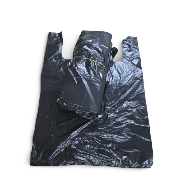 PLASTIC BAG BLACK 40CMX62CM 100PCS PK