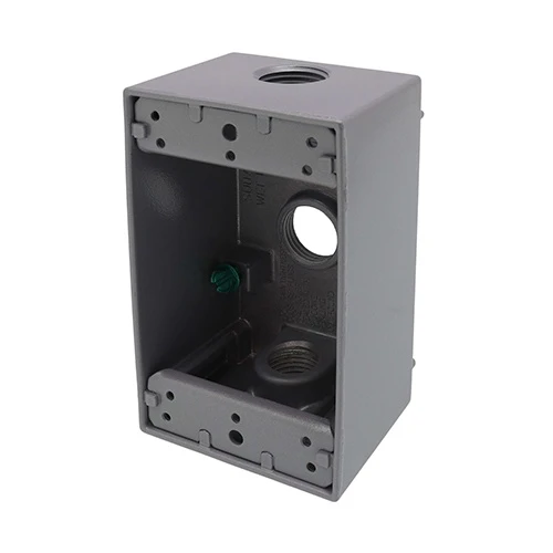 WEATHERPROOF OUTLET BOX ALUM GREY CLSOL FSB31