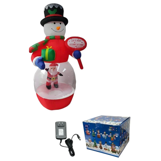 CHRISTMAS DECORATIONS INFLATABLE SDCQ-8360-Y63 SNOWMAN 2M 6.6FT