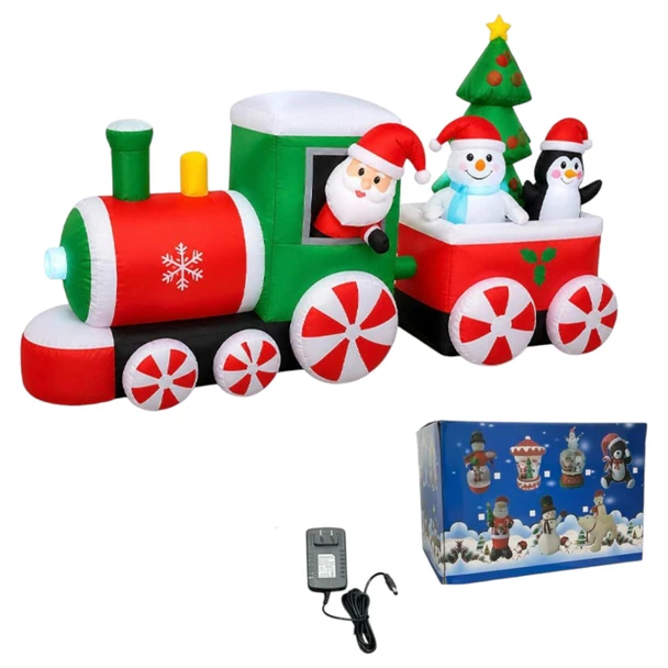 CHRISTMAS DECORATIONS INFLATABLE SDCQ-8359-Y63 TRAIN 2.6M 8.6FT