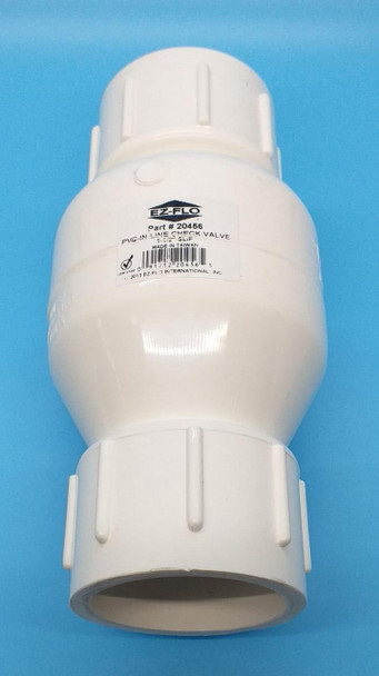CHECK VALVE 1 1/2" PVC IN LINE 20456 EASTMAN