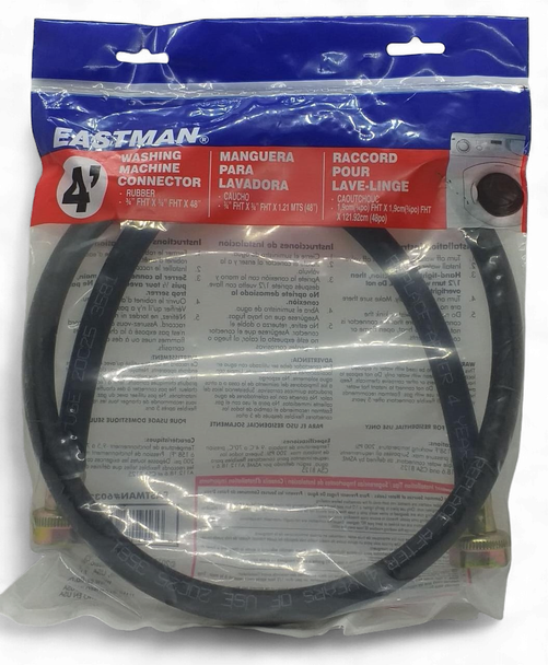 WASHING MACHINE HOSE INLET 4' EASTMAN 60321N