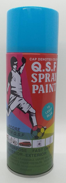 TIN SPRAY PAINT Q.S.F LIGHT BLUE #19