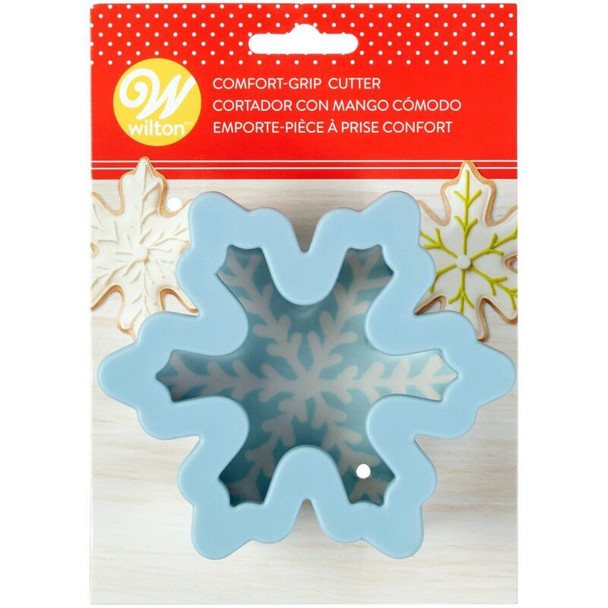 BAKING WILTON COOKIE CUTTER LARGE SNOWFLAKE COMFORT-GRIP 2310-592