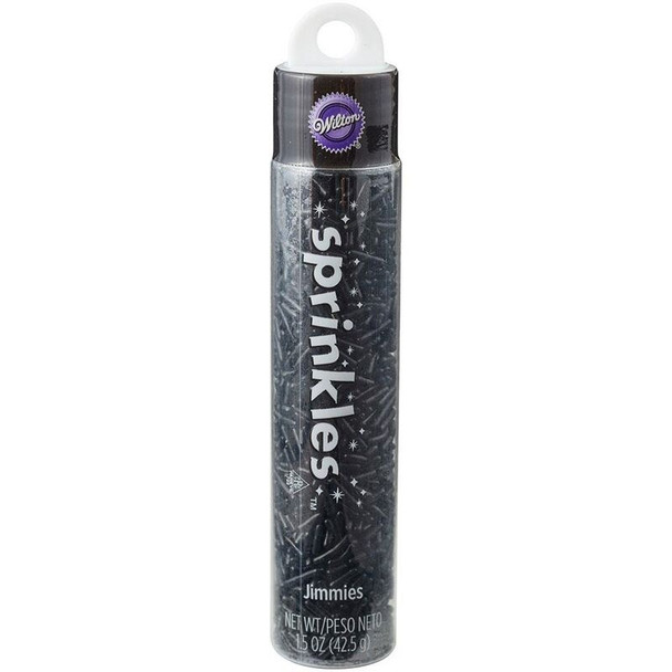 BAKING WILTON SPRINKLES JIMMIES BLACK 1.5oz 42.5G 710-9962