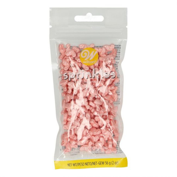 BAKING WILTON SPRINKLES FLAMINGOS PINK 03-3075 2oz 56G