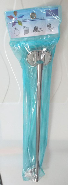 TOWEL RACK 24" SINGLE OVAL END NICKLE NSC-2113