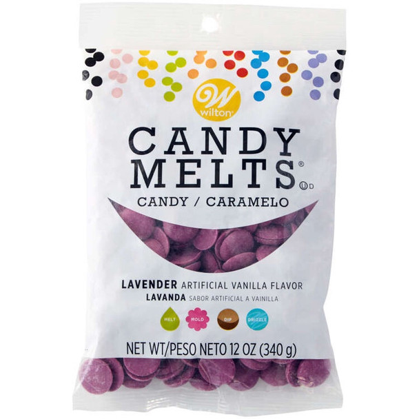 BAKING WILTON CANDY MELTS LAVENDER VANILLA 340G 12oz 1911-1512