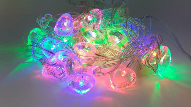 FAIRY LIGHT LED HEART LX-01