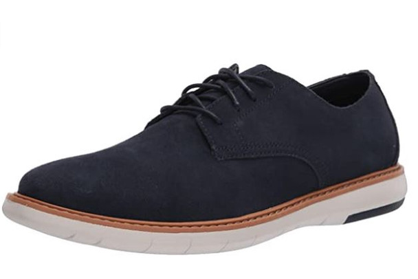 Footwear Clarks Men's Draper Lace Oxford Navy Suede