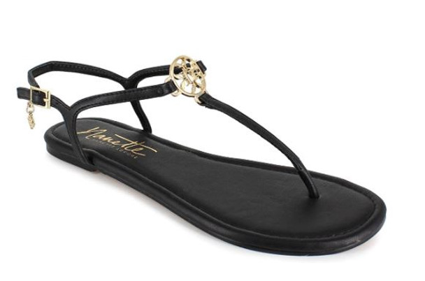 Footwear Nanette Nanette Lepore Women's Taylor Flat Sandal Black