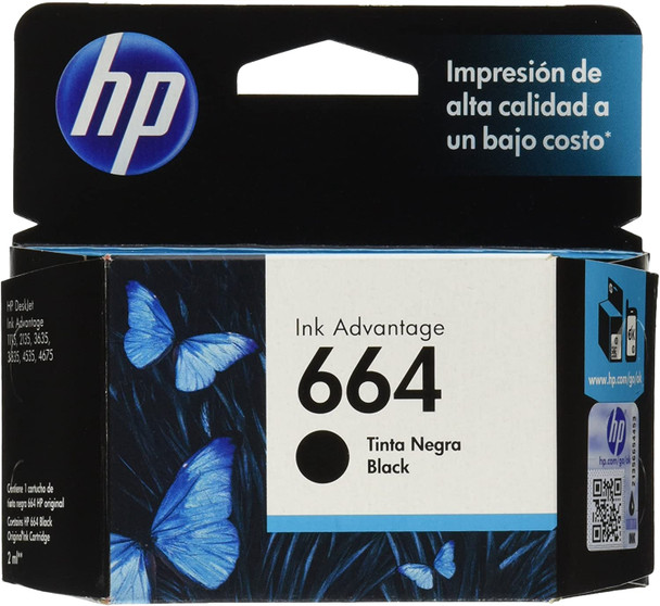 COMPUTER PRINTER INK HP 664 BLACK F6V29AL