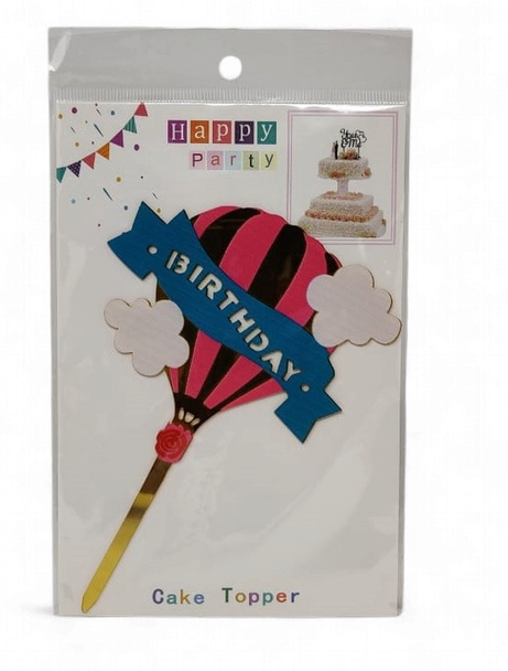 PARTY CAKE TOPPER HAPPY BIRTHDAY BALLOON YS7
