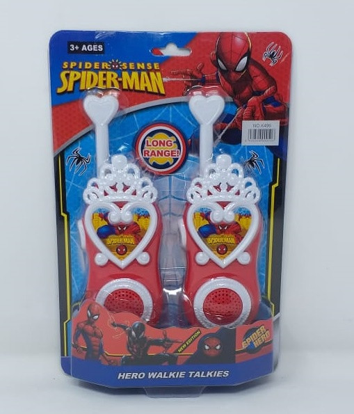 Toy Hero Walkie Talkie Spider-Man K496 Ally Sons