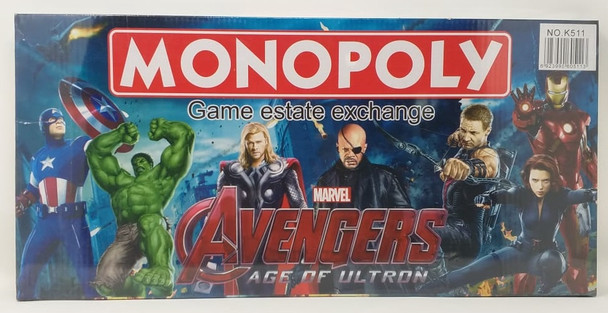 Toy Game Board Monopoly Avengers Age Of Ultron K511