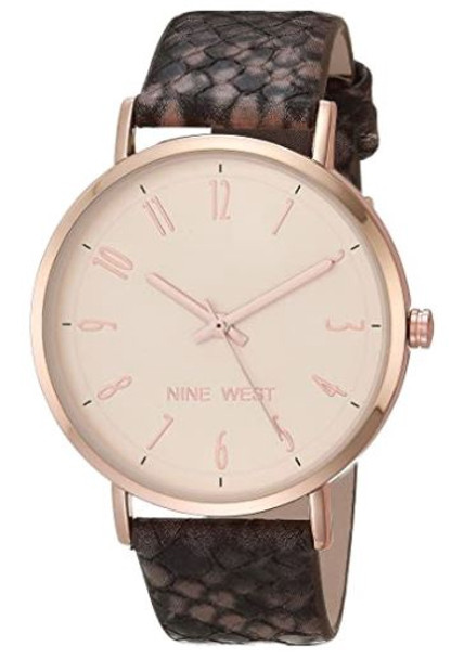 WATCH Nine West Women's Snake Patterned Strap  NW/2506