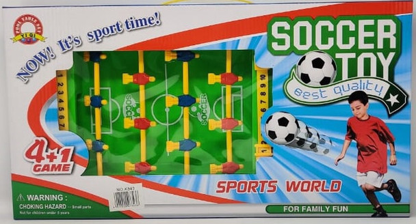 Toy Soccer Toy Sports World 4+1 K343