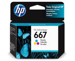 COMPUTER PRINTER INK HP 667 TRI-COLOR 3YM78AL