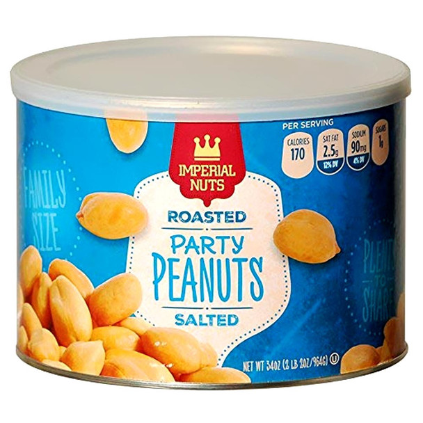 IMPERIAL NUTS ROASTED PEANUTS SALTED 9oz 255g
