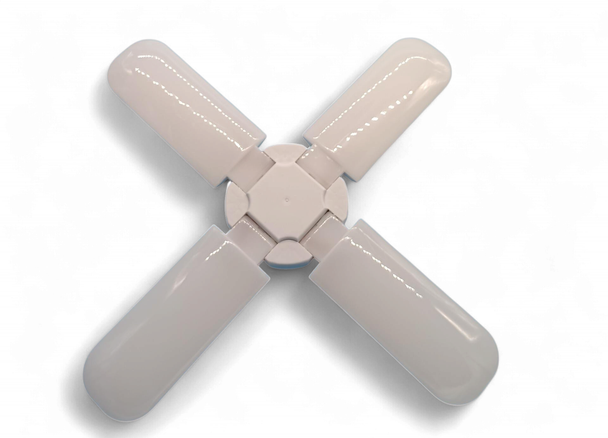 BULB LED FAN BLADE 60W 6500K 85-265 Deformable