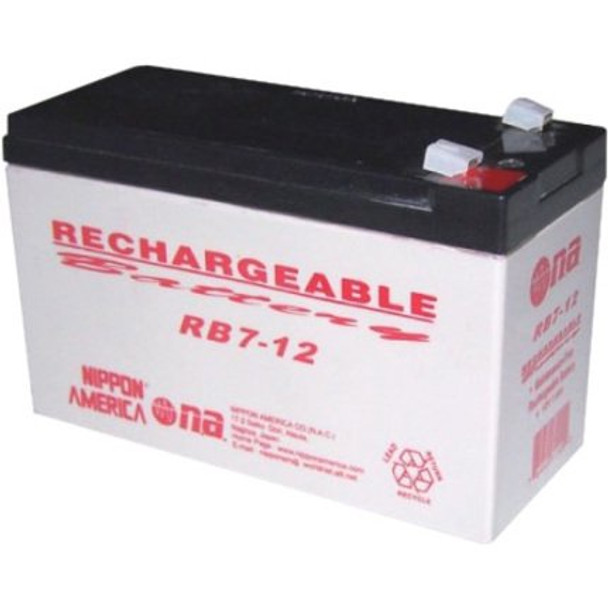 BATTERY RECHARGEABLE 12V RB7-12 NIPPON AMERICA