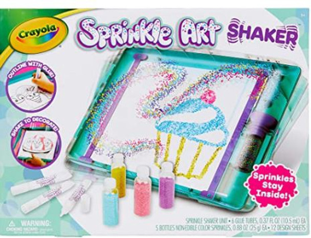 Toy Crayola Sprinkle Art Shaker, Rainbow Arts and Crafts