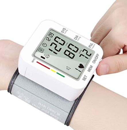 Blood Pressure Monitor Wrist Digital LCD screen