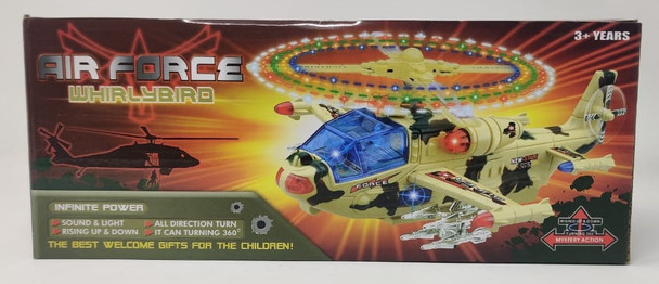 Toy Air Force Whirlybird Battery Operated K200